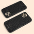Dark Leopard Crossed Arrows Initials iPhone Case